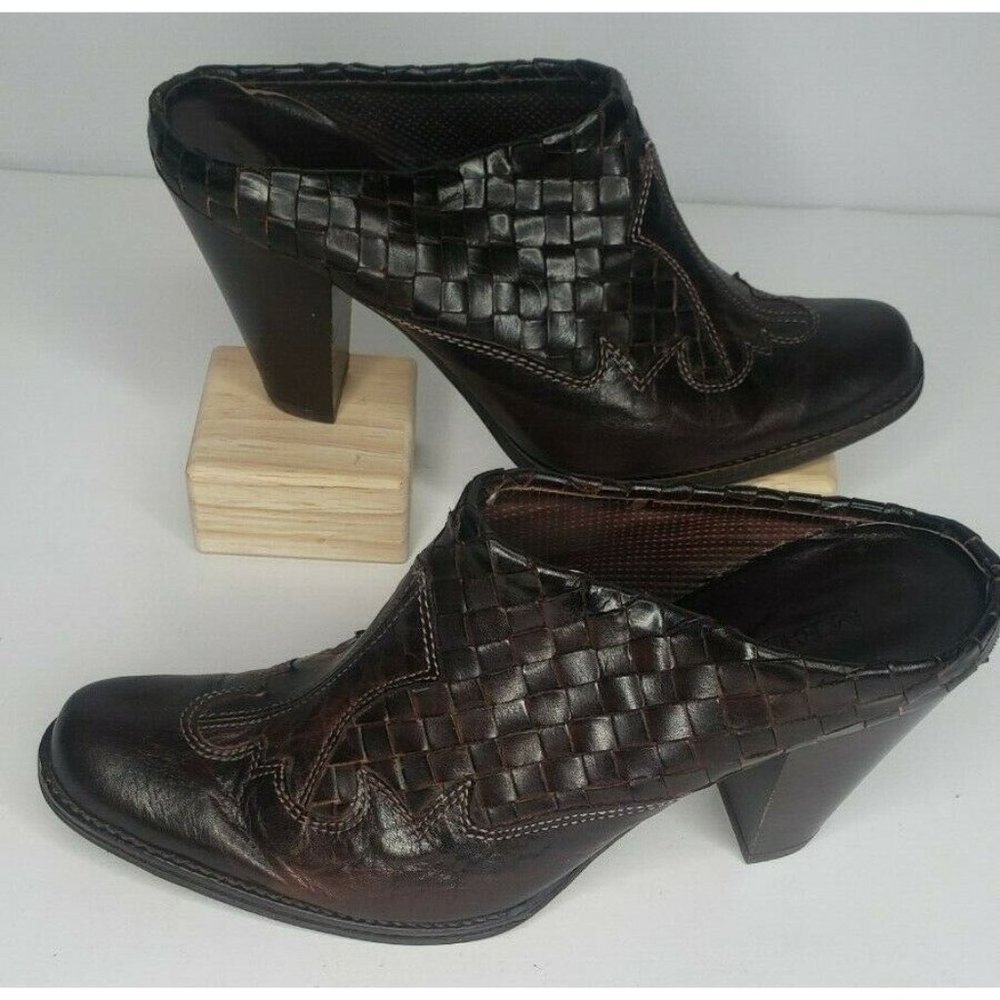 SESTO MEUCCI Italian woven leather sandals 6.5